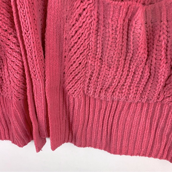 STYLE & CO Plus Chenille Bubble Gum Open-Front Cardigan Size 1X - Picture 4 of 9